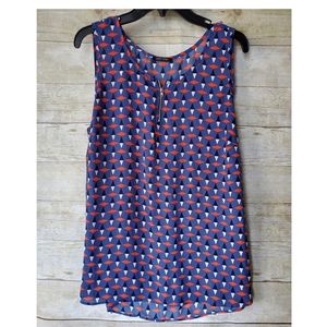 Stitch Fix Papermoon Sleeveless Geometric Blouse